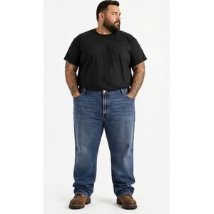 LEVI'S 559 Relaxed Straight Jeans Men's 42x34 Medium Wash Classic Fit